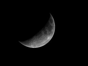 La Luna, Foto Mondsichel