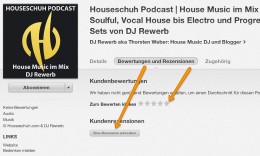 Podcast Rezension bewerten bei iTunes