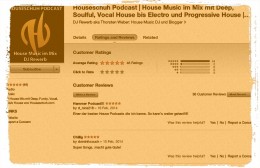 iTunes Rezensionen von Houseschuh