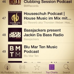iTunes Top 47 für Houseschuh