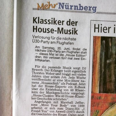 House Classics in Nürnberger Nachrichten