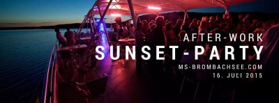 After-Work-Sunset-Party auf der MS Brombachsee