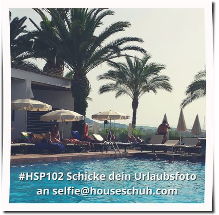 HSP102 Dein Urlaubsselfie, Blick auf den Pool, Ibiza
